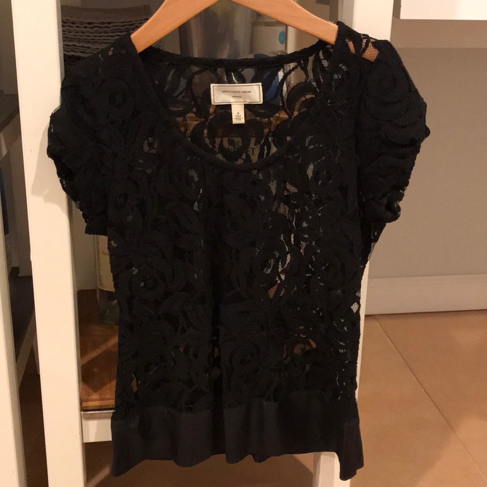 Lace blouse purchased at Anthropologie